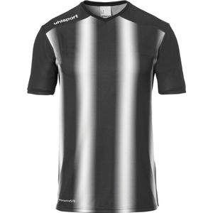Uhlsport Stripe 2.0 Shirt Korte Mouw Kinderen - Zwart / Wit | Maat: 128