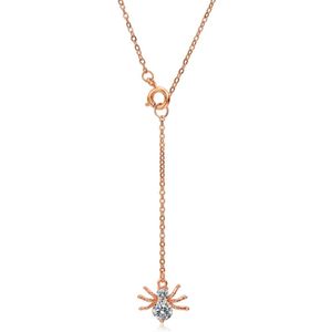 Cilla Jewels - Spider - Ketting - Rosegoud - Verguld Edelstaal