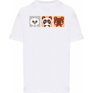 Kids - T-Shirts - Bear Trio 1-Wit-110