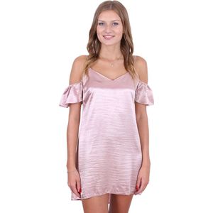 Satijnen nachtpon in poederroze van John Zack