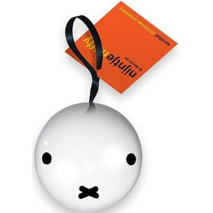 Kerstbal metaal nijntje snoet 6,8cm