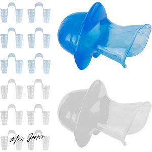 Mrs. Jones 20 stuks zachte siliconen neusspreider anti-snurkstoppers tonghouder snurkspalk ademhaling verbetering .