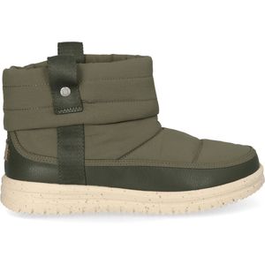 HEYDUDE - Camden Cuff Nylon Quilt - Dames Boots - Dark Olive
