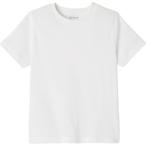 Effen T-shirt - Wit - Korte Mouwen - Jongens