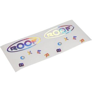 Roof Boxer Alpha helm stickers - Holographic
