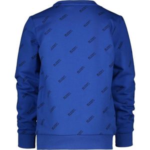 Moodstreet Jongens sweaters Moodstreet MT sweater AO text print Sporty Blue 86/92