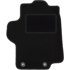 Bestuurdersmat zwart voor: Peugeot 1007 minivan (2004-2009)