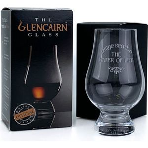 Whiskyglas Gegraveerd met Water of Life - Glencairn Crystal Scotland