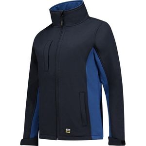 Tricorp 402008 Softshell Bicolor Dames - Vrouwen - Navy/Kobaltblauw - L