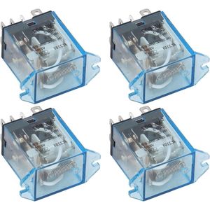 Waterdicht Elektromagnetisch Stroomrelais 220V voor Garagedeur - 4 Stuks - Automatische Deurbediening .