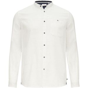 Shirt - Katoenen Overhemd - Normale Pasvorm - Casual Opstaande Kraag - Praktische Borstzak