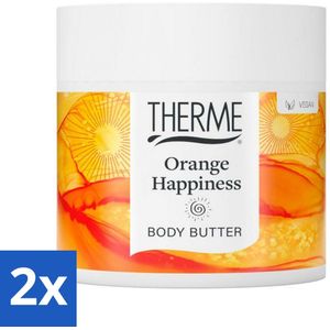 Therme - Orange Happiness - Bodybutter - Hydraterend - Verzorgend - 225gr - Voordeelverpakking - 2 stuks