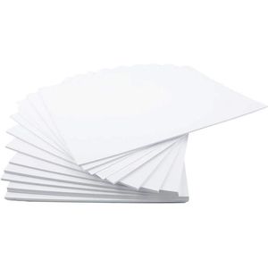 A4 Kaart en Papier 220 g/m² - 50 Vellen - Wit