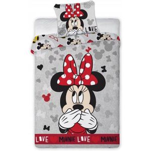 Minnie Mouse Kinderbeddengo 140x200 cm - 100% Katoen