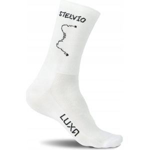 Luxa Stelvio Fietssokken - Wit - Maat S/M
