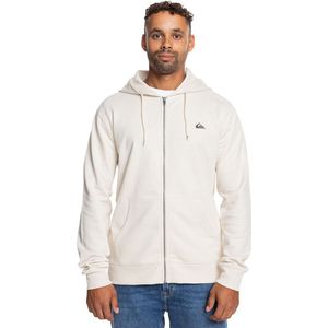 Quiksilver Basic Sweatshirt Met Rits Beige Man