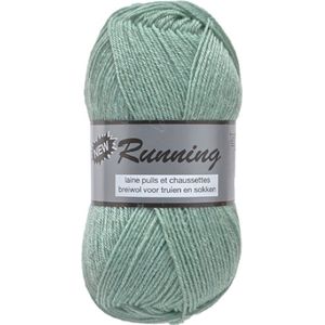 Lammy Yarns Running Sokkenwol - Mint (062) - 1 bol wol en acryl garen - pendikte 2-3 mm - 50 grams