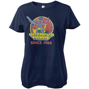 Transformers Optimus Prime - Since 1984 Girly Tee Damen T-Shirt Navy-S