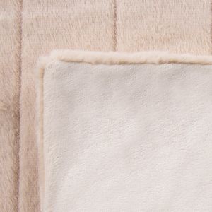 SMAHRA - Plaid - Roze - 180 x 220 cm - Polyester