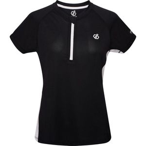 Dare2b - Outdare II Dames Fietsshirt - Black/White - Maat 42