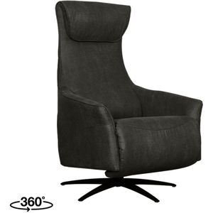 LABEL51 Lund Fauteuil - Grijs - Stof - One Size - -