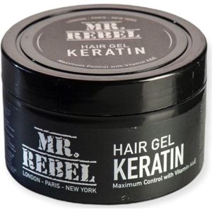 Mr.Rebel Haar, Hair Gel Wax - Hair Styling Gel - Keratin - 450ml