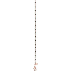 iXXXi Jewelry-Halsketting 1mm Green beads-Rosé goudkleurig-Dames Collier
