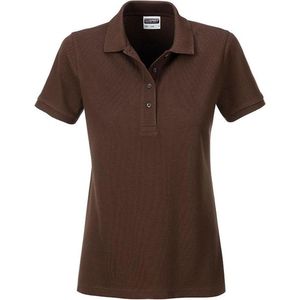James and Nicholson Vrouwen/dames Basic Polo (Bruin)