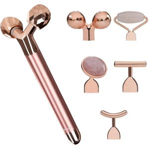 3D Gezichtsmassage Roller met 5 aanzetstukken