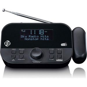 Equivera Wekkerradio Op Netstroom - Klokradio - Wekkerradio - Klokradio Met Wekker - Wekkerradio Dab - Wekker Dab Radio