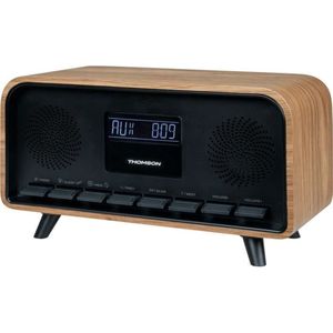 THOMSON - Vintage Cosy - Bluetooth Wekkerradio - 30 W - USB-C-oplader