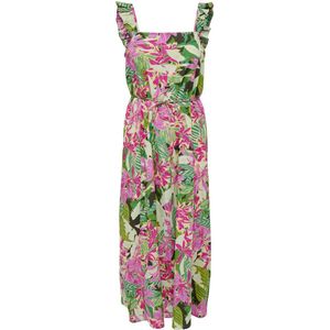 ONLY ONLZORA LIFE S/L MIDI BELT DRESS PTM Dames Jurk - Maat XS