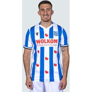 MACRON - SC Heerenveen Home Shirt Senior - Wedstrijdshirt korte mouw replica voetbal heren - Meerkleurig