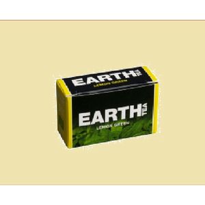 Earth Tea Green tea citroen biologisch 2 gr per zakje, doosje 30 zakjes