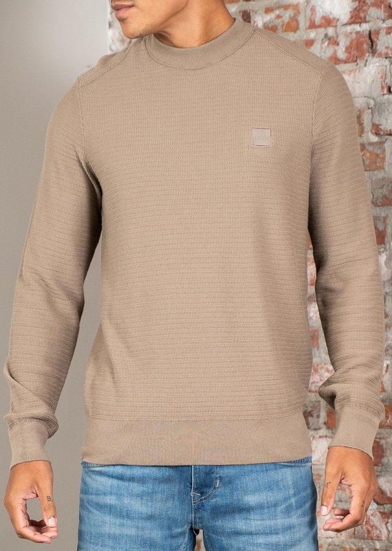 BOSS - Anion - Pullover - Taupe - Heren