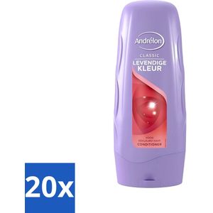 Andrélon - Levendige Kleur - Conditioner - Kleurbehoud & Glans - 300 ml - Bulkverpakking - 20 stuks