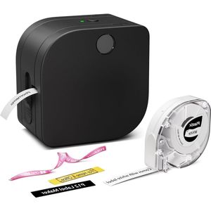 P12 - Draagbare Labelprinter - Zwart - Thermo-labelapparaat - Bluetooth