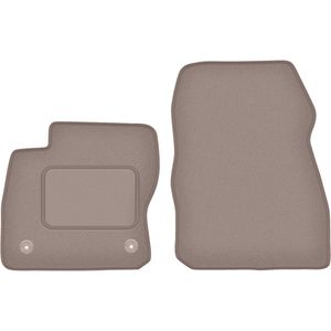 Beige voormatten voor: Ford Focus MK3 USA sedan, stationwagen (2010-2019)