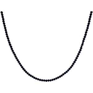 IbizaMen - heren ketting - matte onyx - 4mm - 50cm