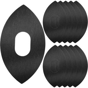 PULUZ Kinesiologie Kinetische Tape voor Knie 10 Stuks Voorgesneden Kinesiologie Sporttapes voor Kniepijnverlichting Knieondersteuning & Stabiliteit Upgrade Kniebanden Waterdichte & Elastische Atletische Tape Zwart