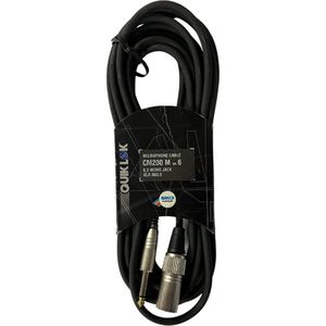 Quiklok Professionele Audio Kabel - XLR Male - Jack - 6 Meter
