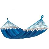 Hangmat Eénpersoons 'Relax' Blue (Blauw) | Bijpasende opbergtas | 120 KG | Handgemaakt in Colombia | 1% For The Planet | Tropilex