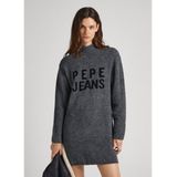 Pepe Jeans - PL953387 - Jurk - Grijs - Casual - Lange Mouwen