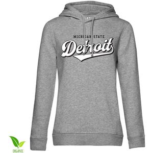 Hybris Detroit Girls Hoodie Damen Heather-Grey-M