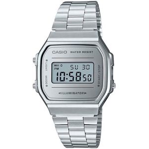 Casio Vintage Iconic A168WEM-7EF Unisex Horloge 36,3 mm - Zilverkleurig