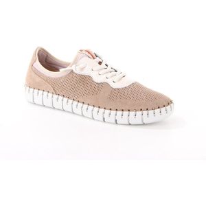 Pitt 015.042PI BEIGE dames veterschoenen sportief maat 37 beige