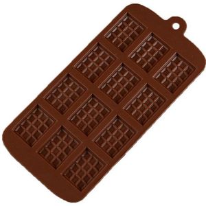 Kitchen Princess - Siliconen Chocoladevorm Repen Klein - Chocolade Mal Reep Fondant Bonbonvorm