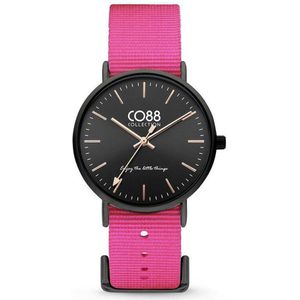CO88 Collection 8CW-10020 - Horloge - Nato Nylon - roze - 36 mm