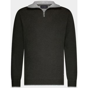 Scotland Blue - SPE25305AG31SB/357 - Pullover - Groen - Age Halfzip