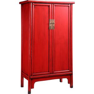 Colours of the Orient Chinese Kast Rood – Traditional Red – Oosterse Kast – Aziatische Kast